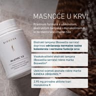 BIOGENA MiraCHOL® 3.0 s ubikinolom, ekstraktom tamjana i monakolinom K za održavanje zdrave razine kolesterola i funkcije srca.