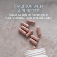 Pink MiraCHOL® 3.0 capsules featuring frankincense extract, which supports healthy cholesterol levels and heart function.