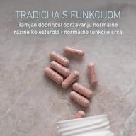 Ružičaste kapsule MiraCHOL® 3.0 s ekstraktom tamjana koji podržava održavanje zdrave razine kolesterola i funkcije srca.