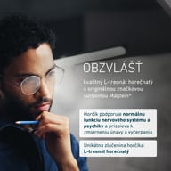 BIOGENA Magtein® Magnesium-L-Threonat s kvalitným L-treonátom horečnatým. Horčík podporuje normálnu funkciu nervového systému a psychiky a prispieva k zníženiu únavy a vyčerpania.