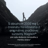 BIOGENA Magtein® s 2000 mg L-treonátu horečnatého z originálnej značkovej suroviny Magtein®. Horčík podporuje psychiku a nervový systém a prispieva k zníženiu únavy.