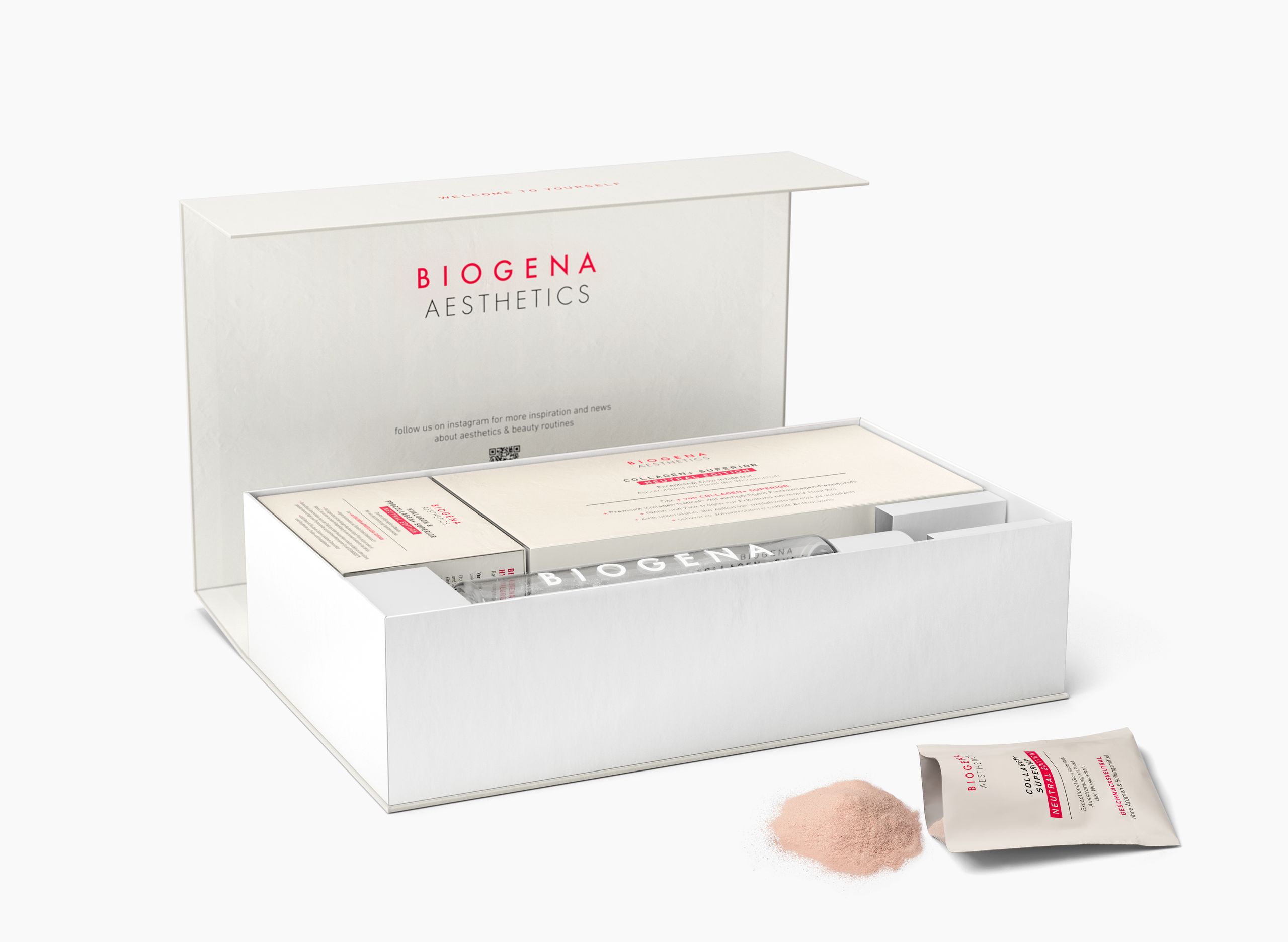 Biogena Aesthetics, COLLAGEN SUPERIOR, Cartón, blanco,