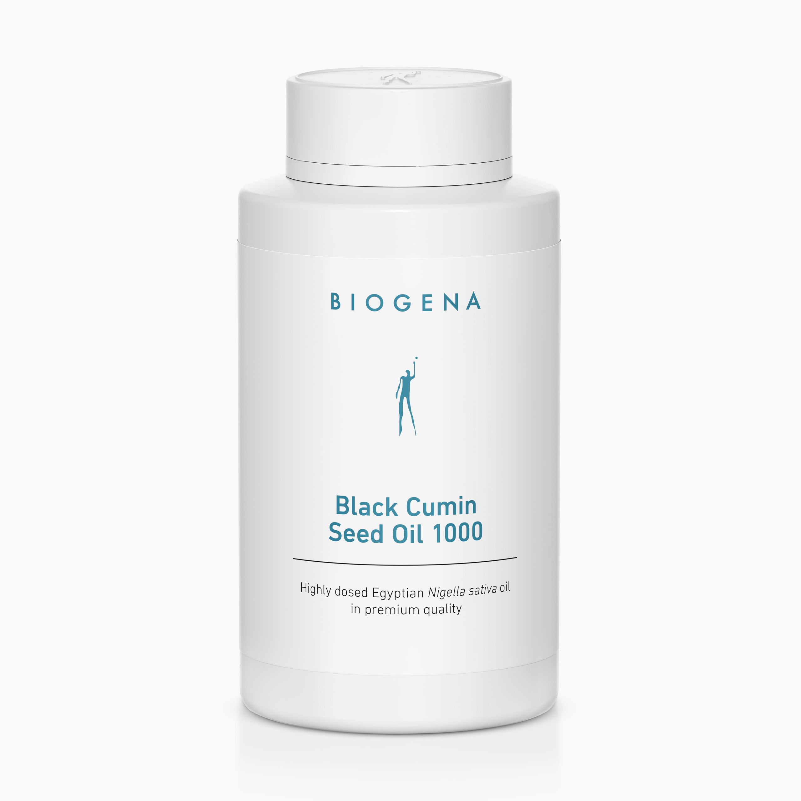 Biogena, Black Cumin Seed Oil 1000, Bottle, white, Highly dosed Egyptian Nigella sativa oil in premium quality
