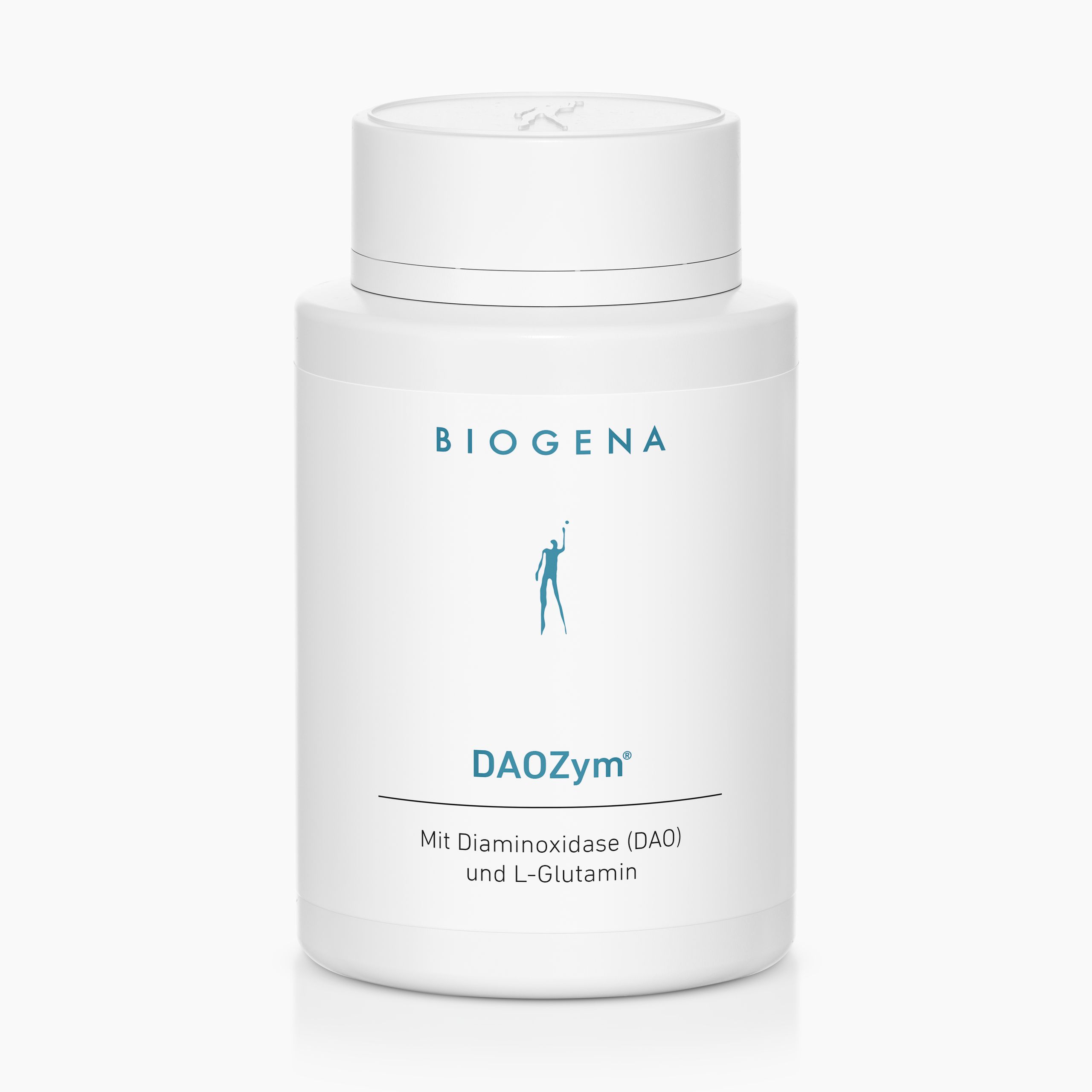 Biogena, DAOZym®, Flasche, weiß, Mit Diaminoxidase (DAO) und L-Glutamin