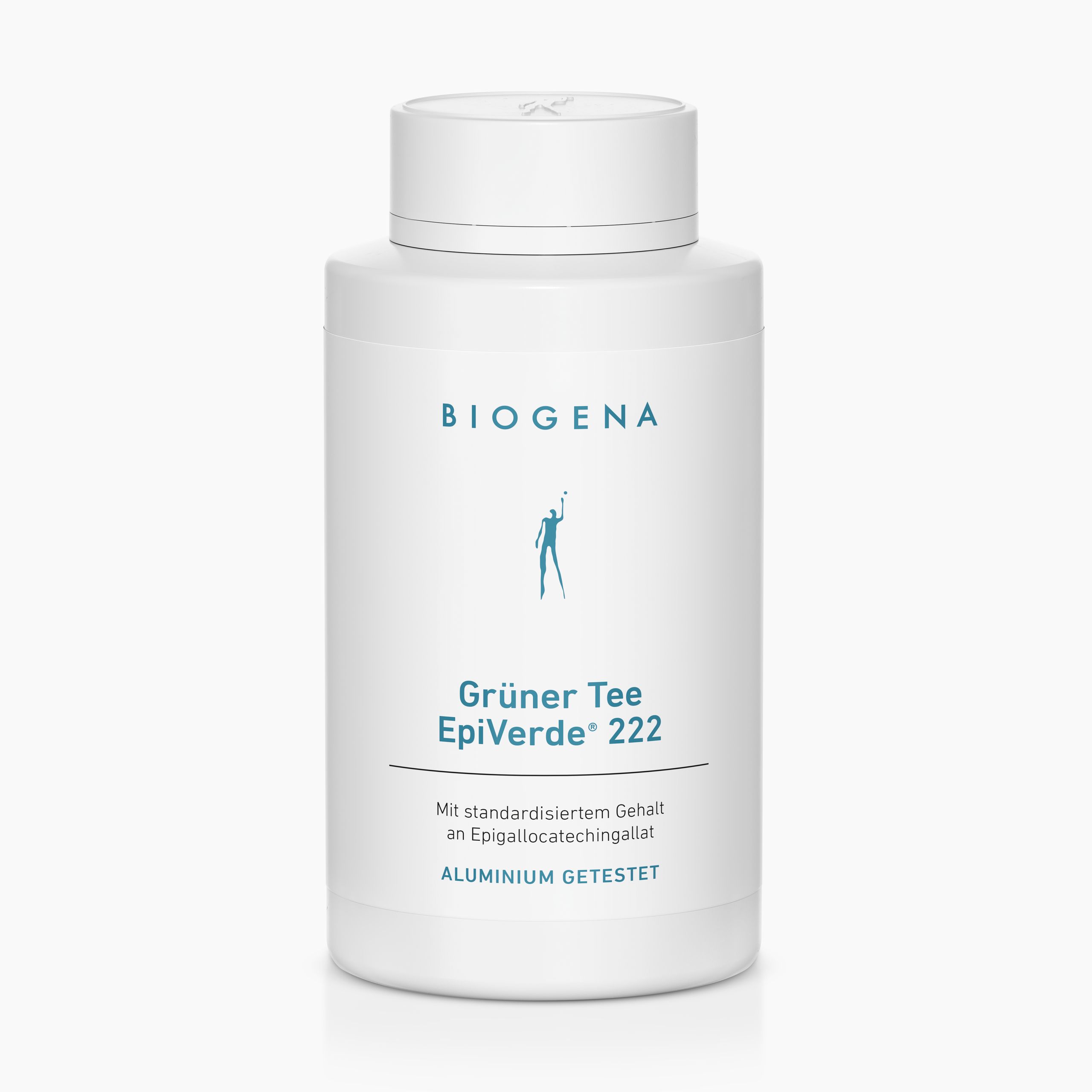 Biogena, Grüner Tee EpiVerde® 222, Bouteille, blanc, Avec une teneur standardisée en épigallocatéchine gallate ALUMINIUM TESTÉ