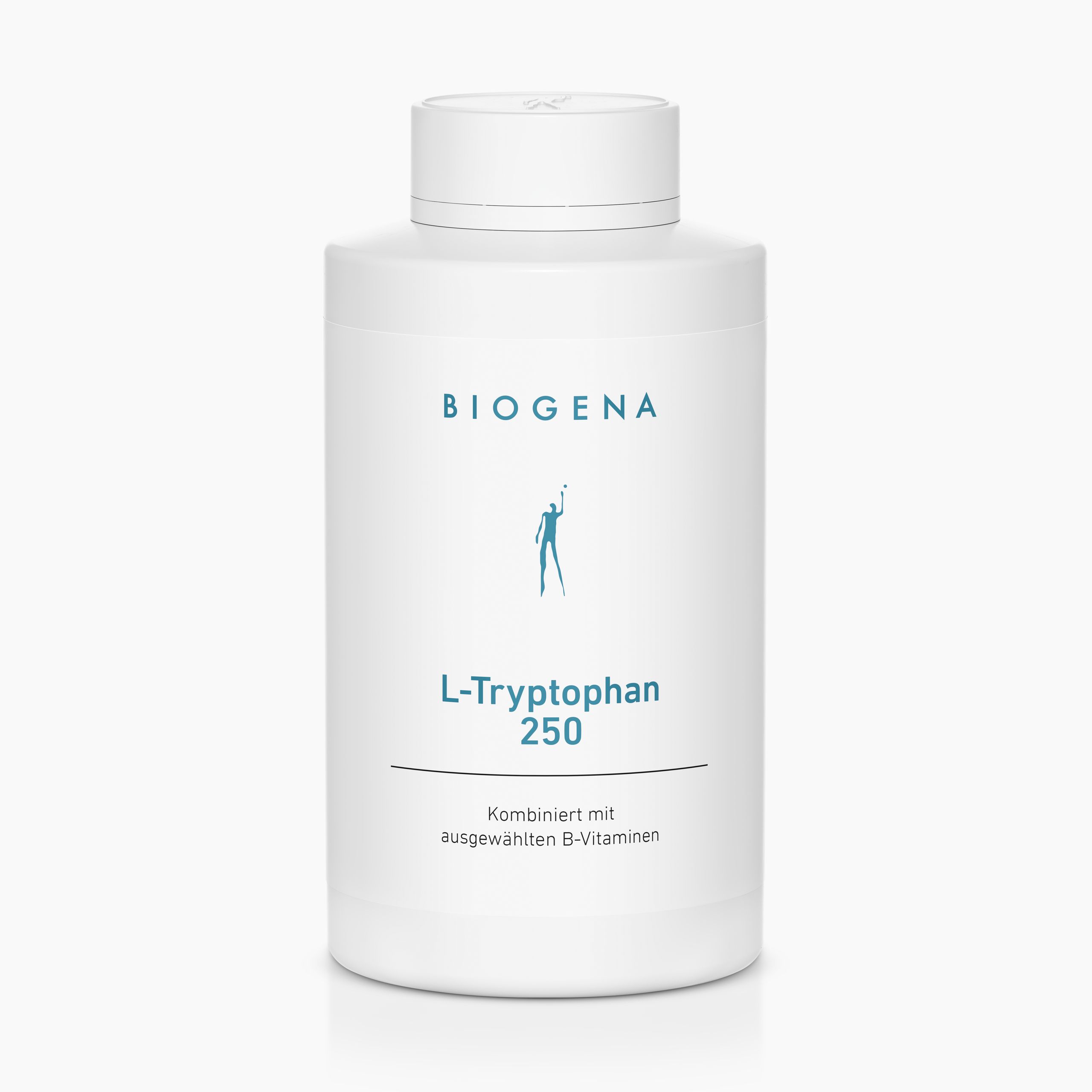 Biogena, L-Tryptophan 250, Flasche, weiß, Kombiniert mit ausgewählten B-Vitaminen