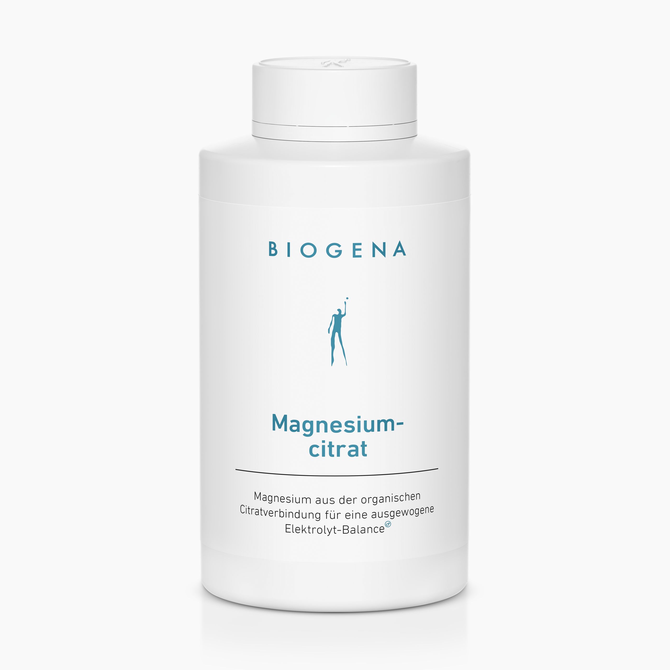 Biogena, Magnesium-citrat, Flasche, weiß, Magnesium aus der organischen Citratverbindung für eine ausgewogene Elektrolyt-Balance®