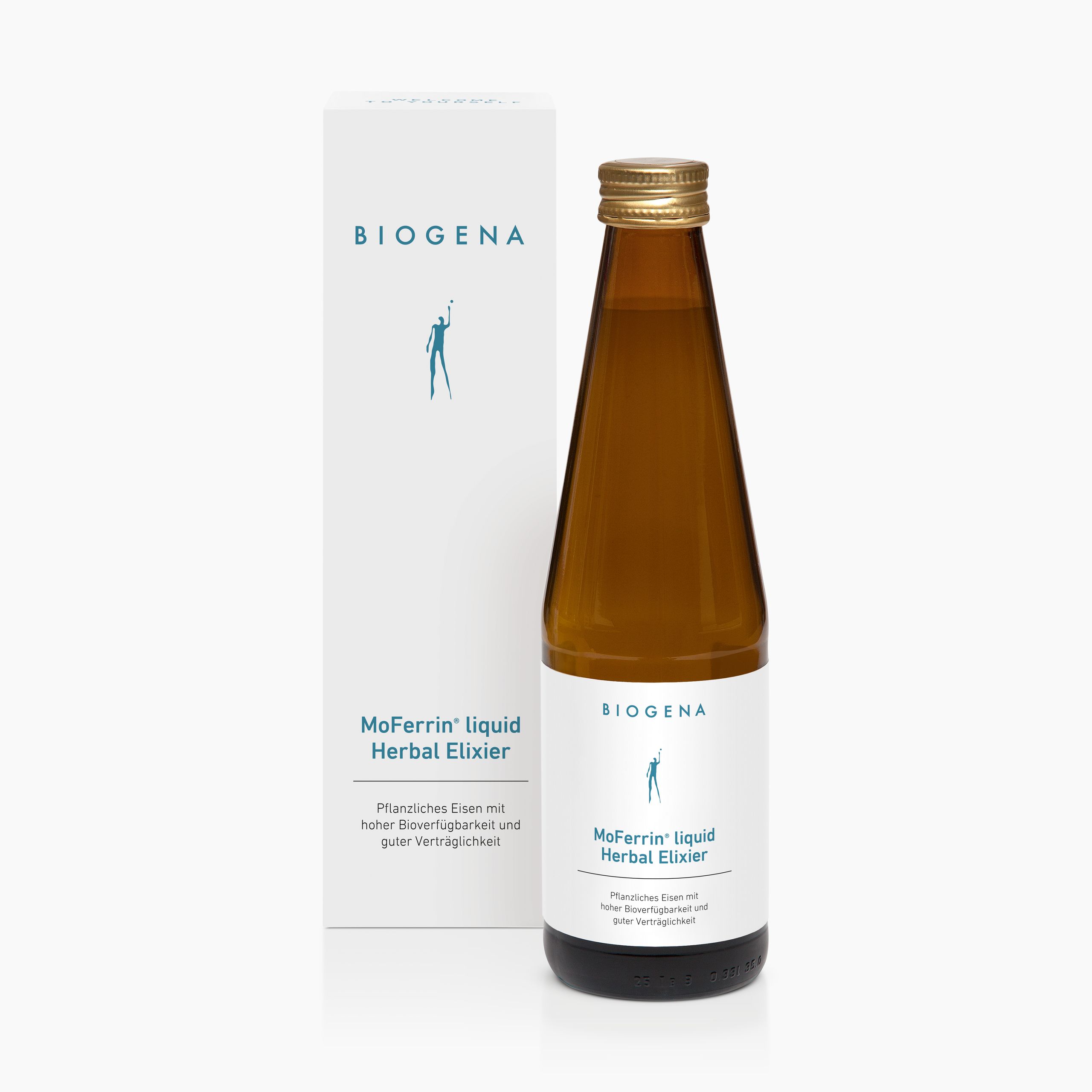 Biogena, MoFerrin® liquid Herbal Elixier, Flasche, weiß, Pflanzliches Eisen mit hoher Bioverfügbarkeit und guter Verträglichkeit