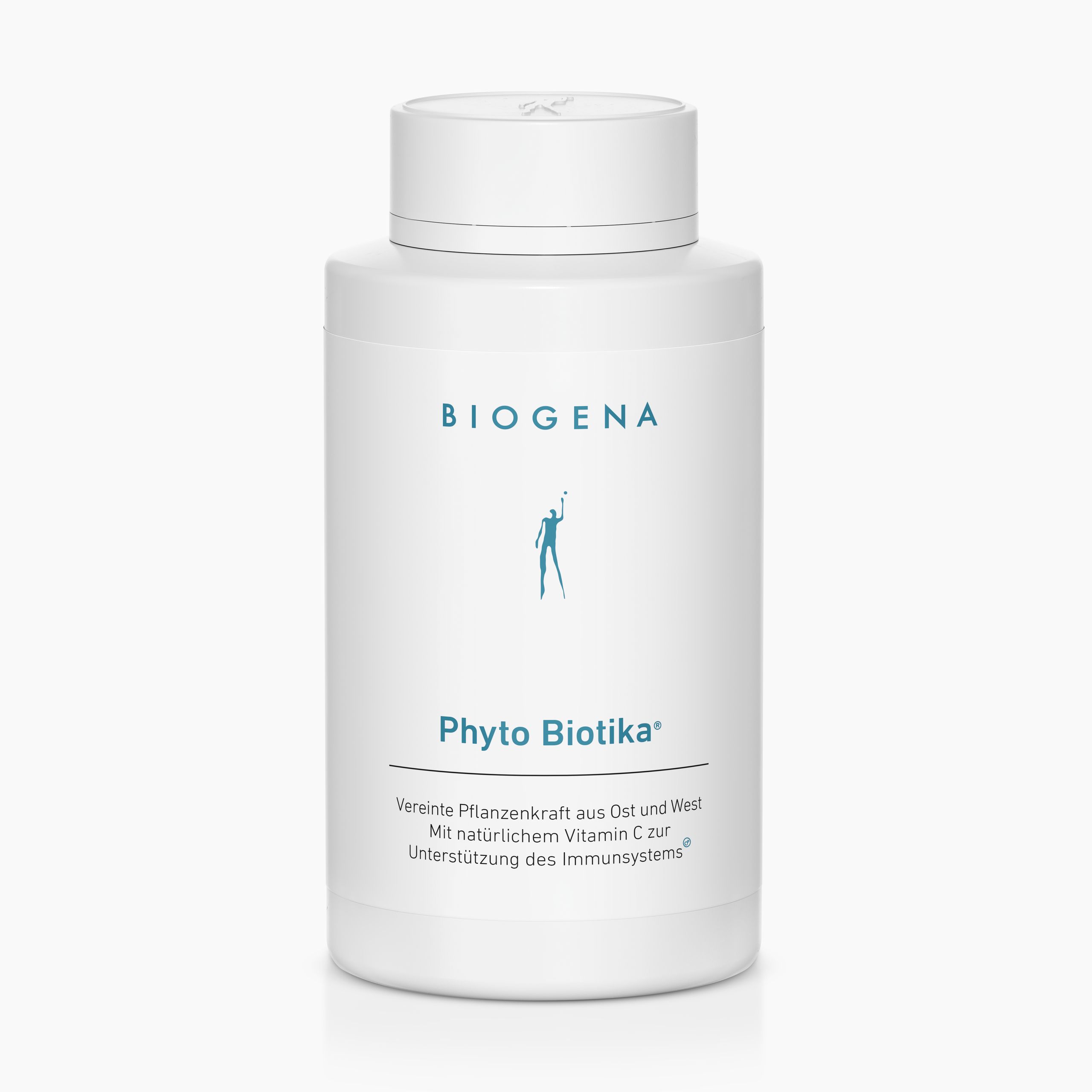 Biogena, Phyto Biotika®, Fľaša, biela, Zjednotená rastlinná sila z Východu a Západu S prírodným vitamínom C na podporu imunitného systému®