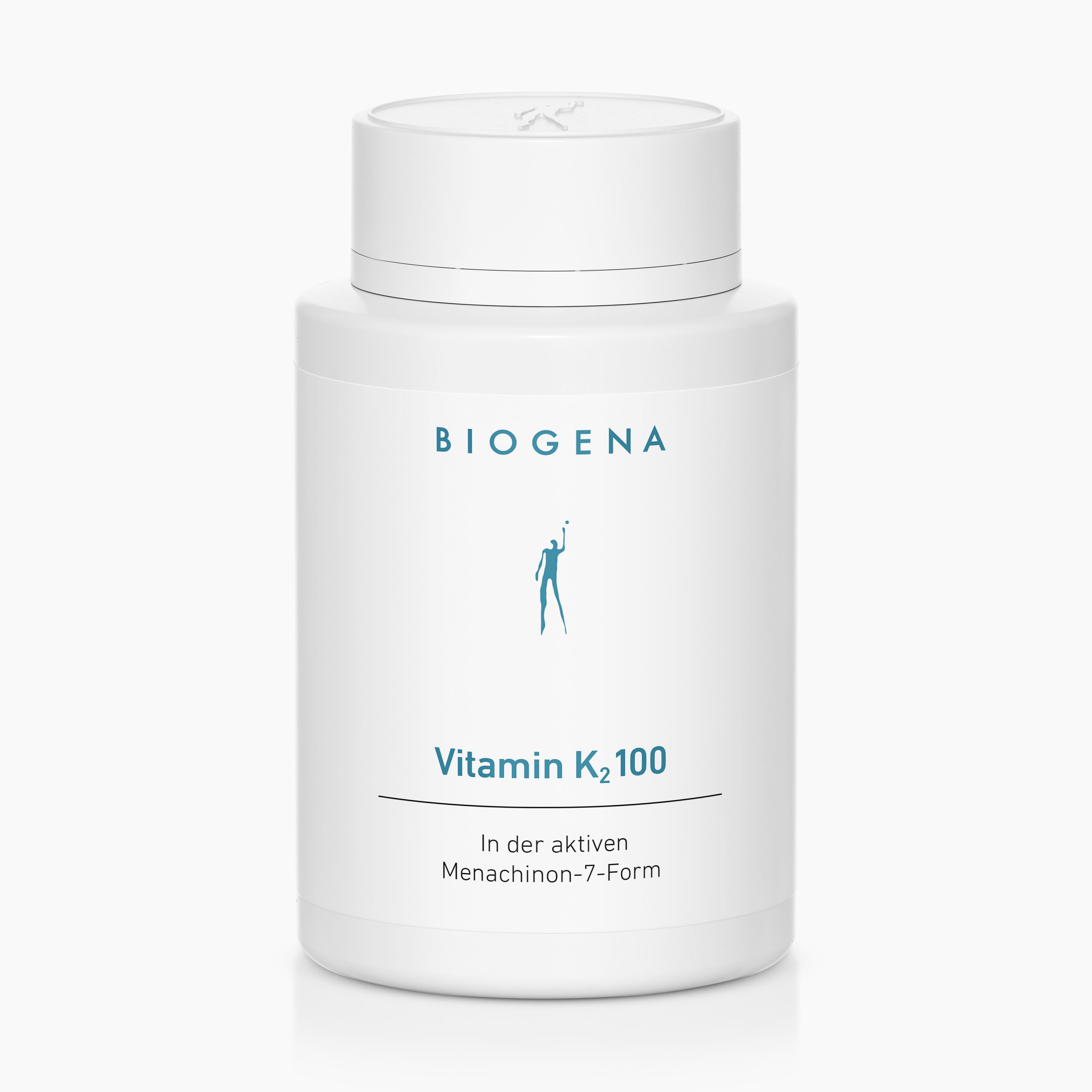 Biogena, Vitamin K₂ 100, Bottiglia, bianco, Nella forma attiva di menachinone-7