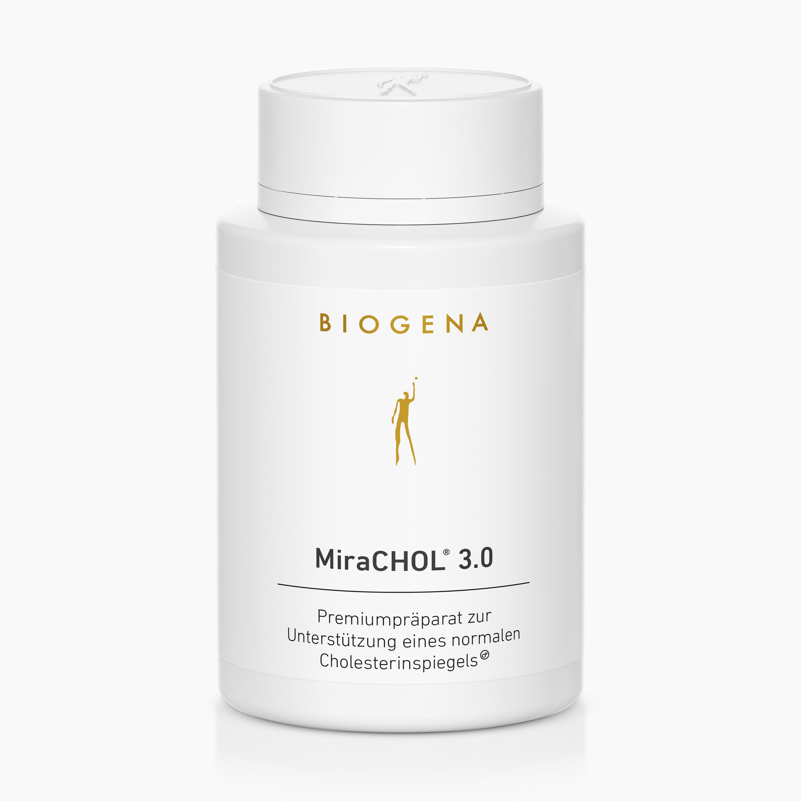 Biogena, MiraCHOL® 3.0, Bouteille, blanc, Préparation premium pour soutenir un taux de cholestérol normal®