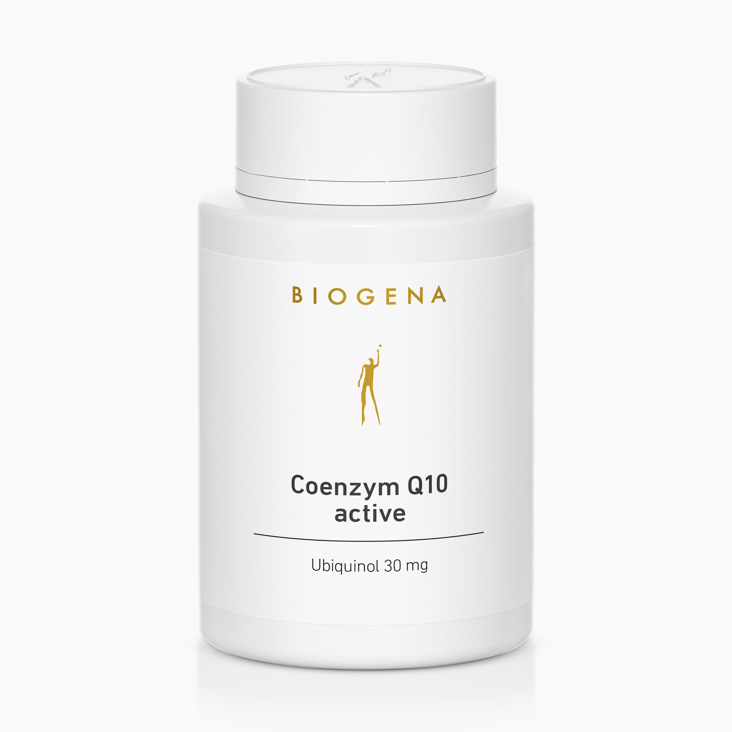 Biogena, Coenzym Q10 active, Flasche, weiß, Ubiquinol 30 mg