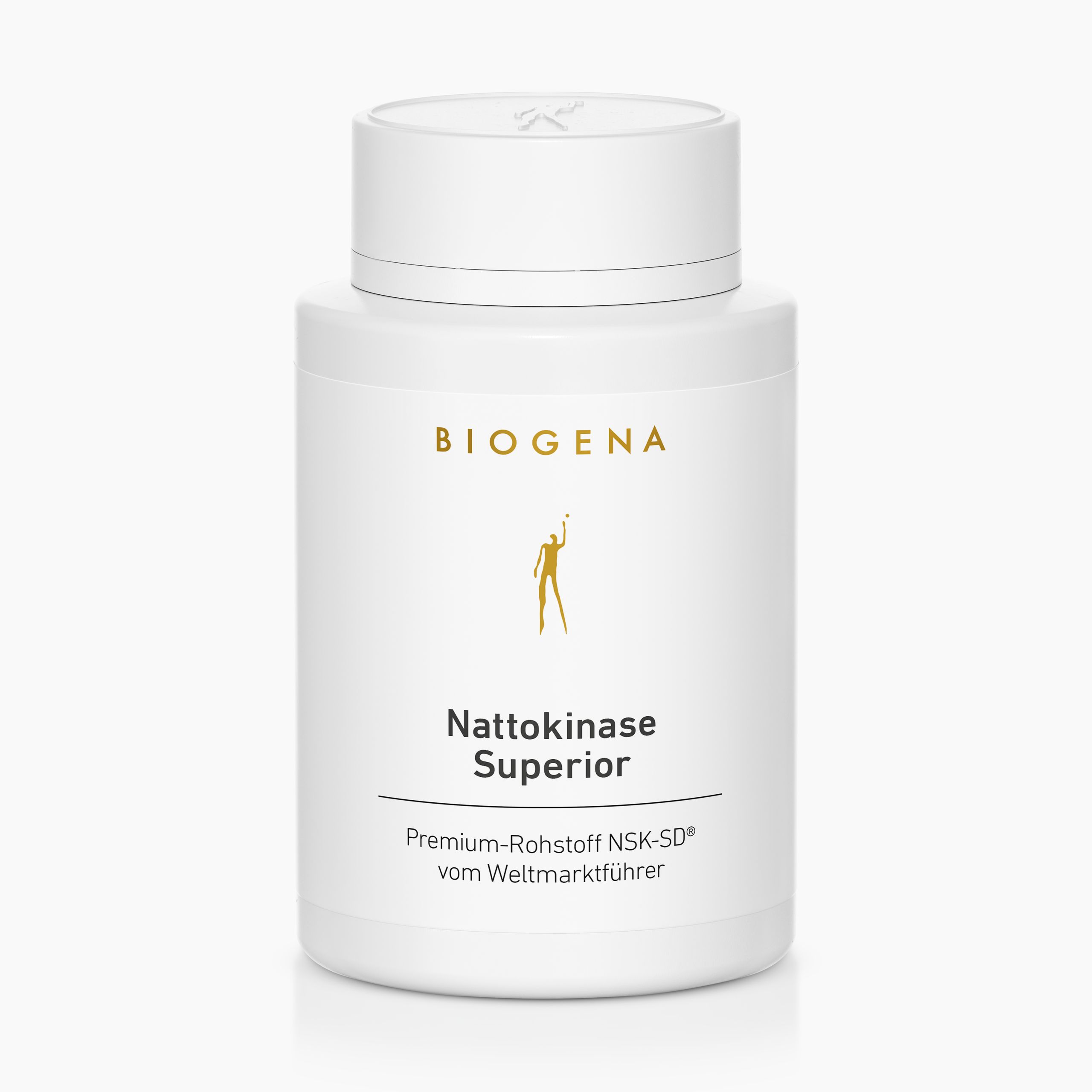 Biogena, Nattokinase Superior, Boca, bijela, Premium sirovina NSK-SD® od svjetskog tržišnog lidera