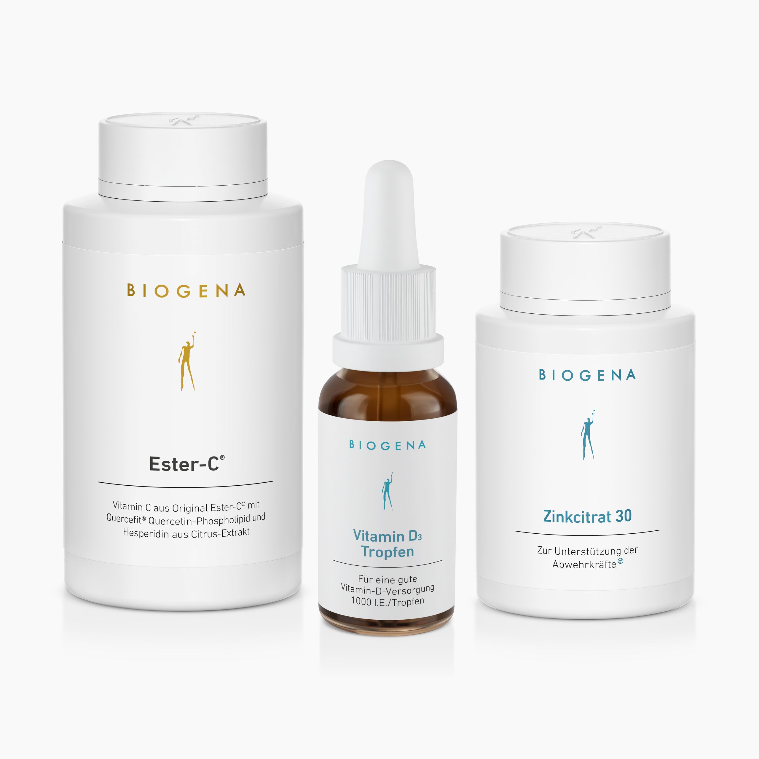 Biogena, Vitamin D3 Tropfen, Botella, blanco, Para un buen aporte de vitamina D 1000 UI/gota