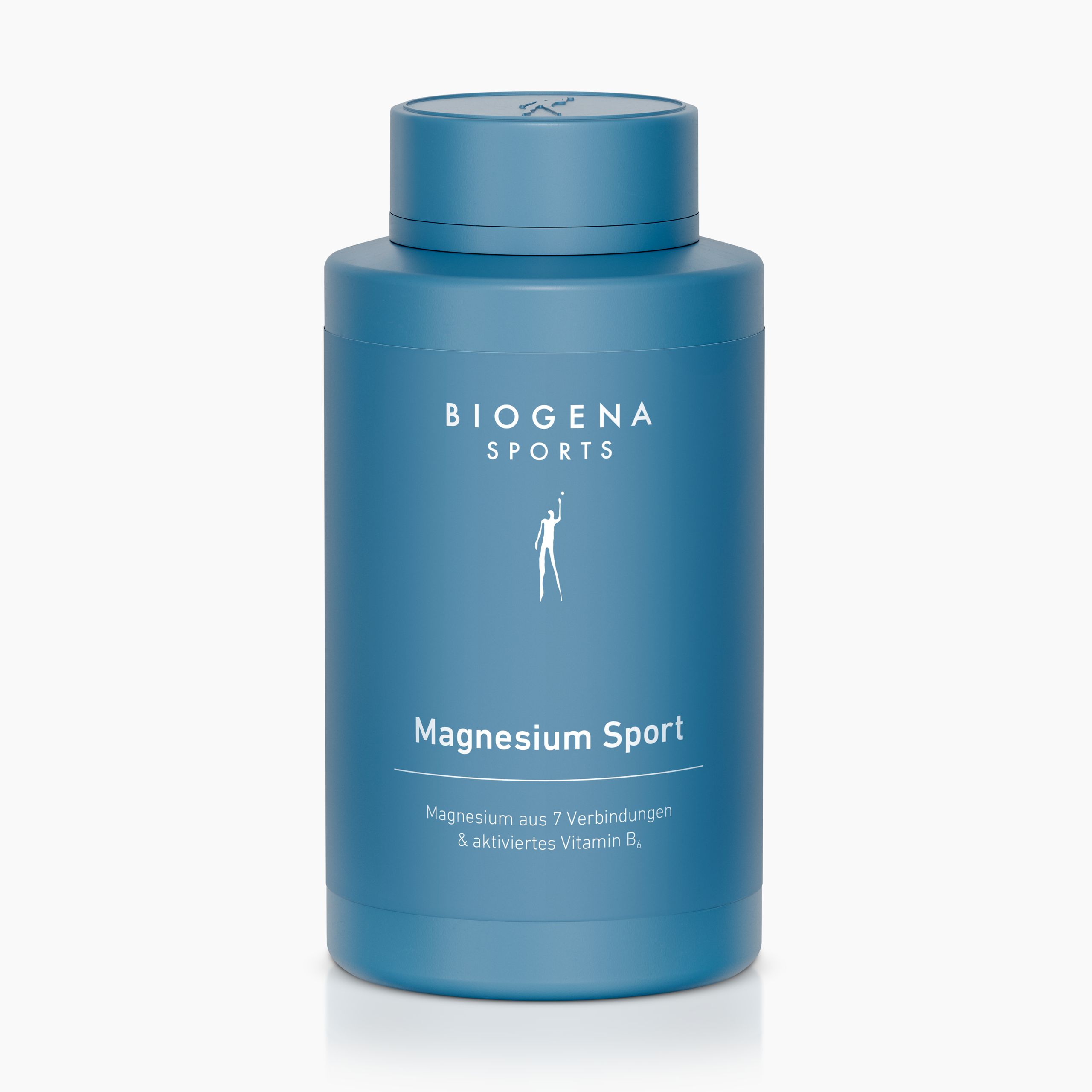 Biogena Sports, Magnesium Sport, Bottle, petrol, Magnesium from 7 compounds & activated vitamin B6