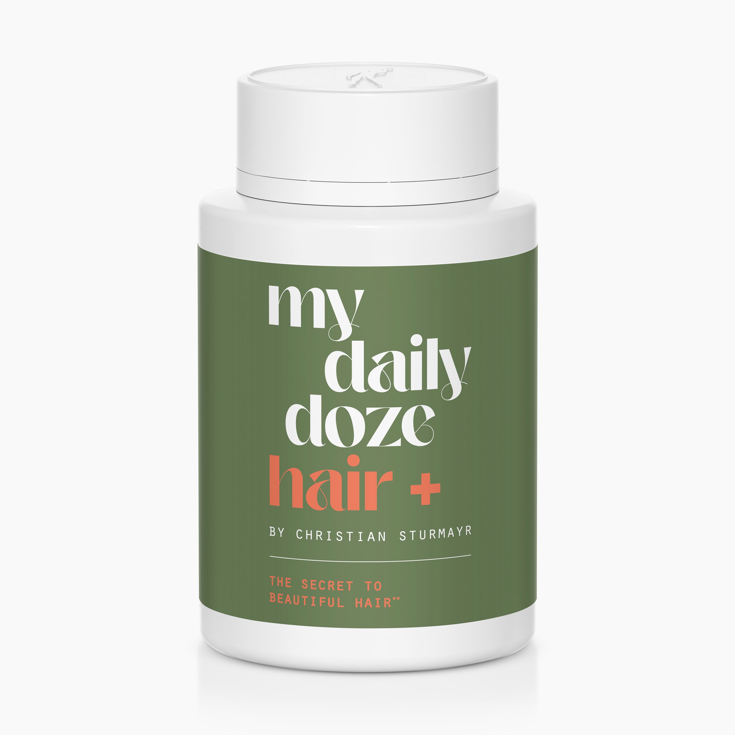 , my daily doze hair +, Bottiglia, bianco, verde, DI CHRISTIAN STURMAYR