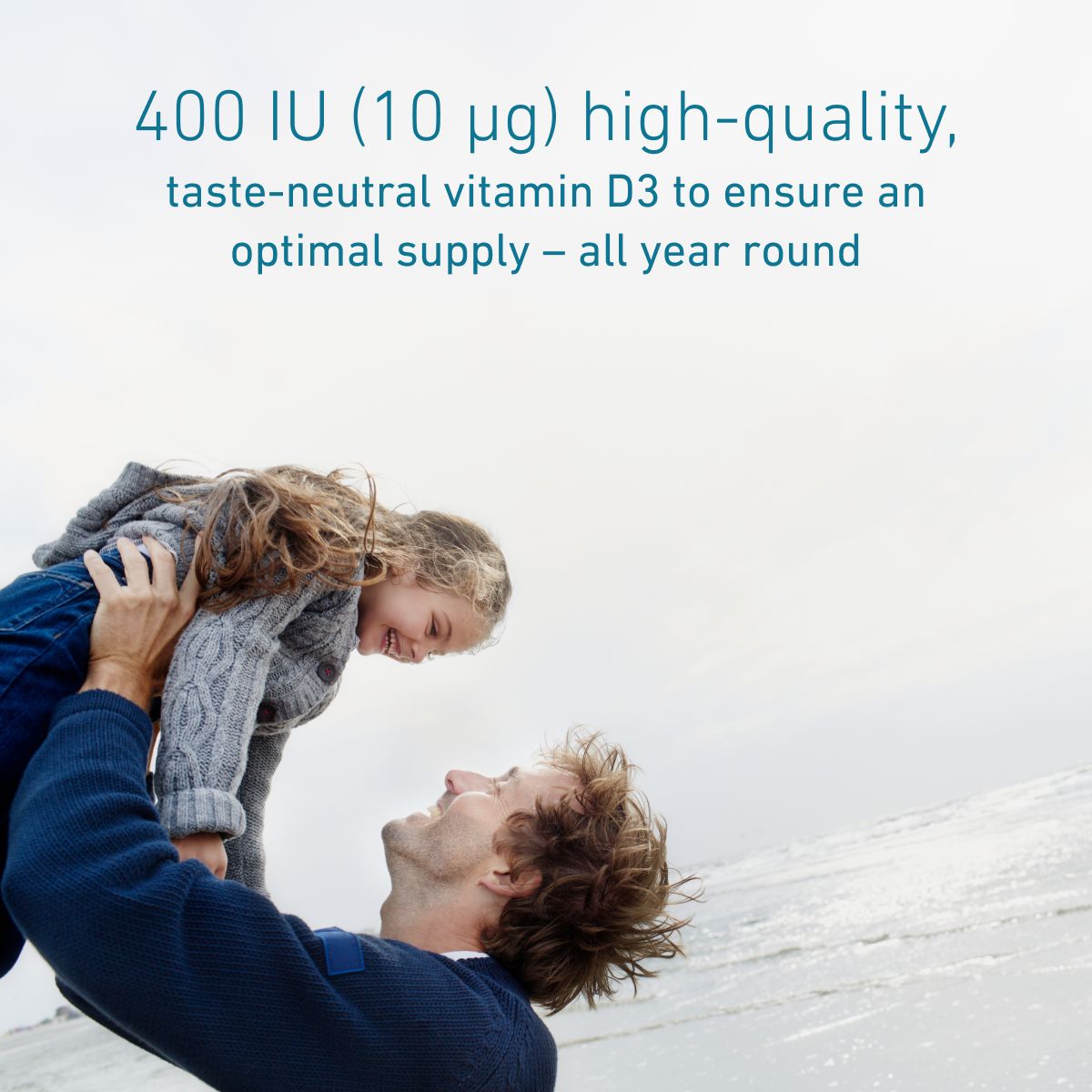 Biogena, Junior Vitamin D₃, Bottle, white, For immune system and bones®