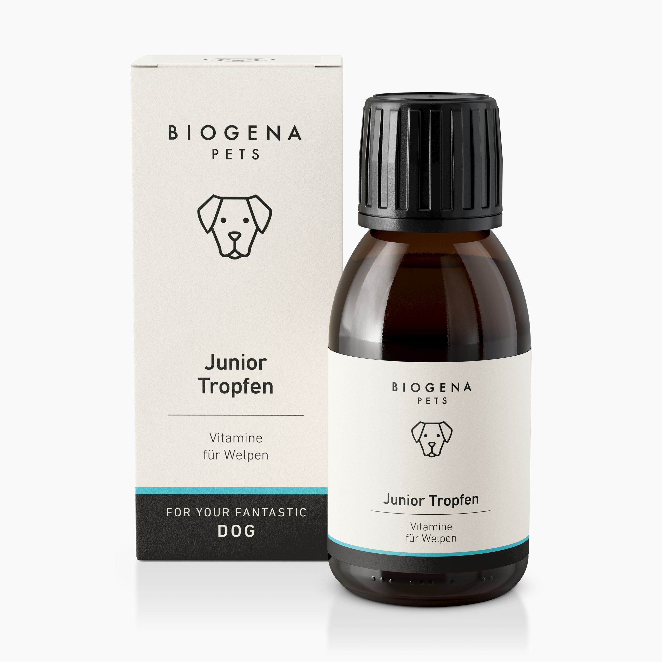 Biogena, Junior Tropfen, Flasche, weiß, Vitamine für Welpen