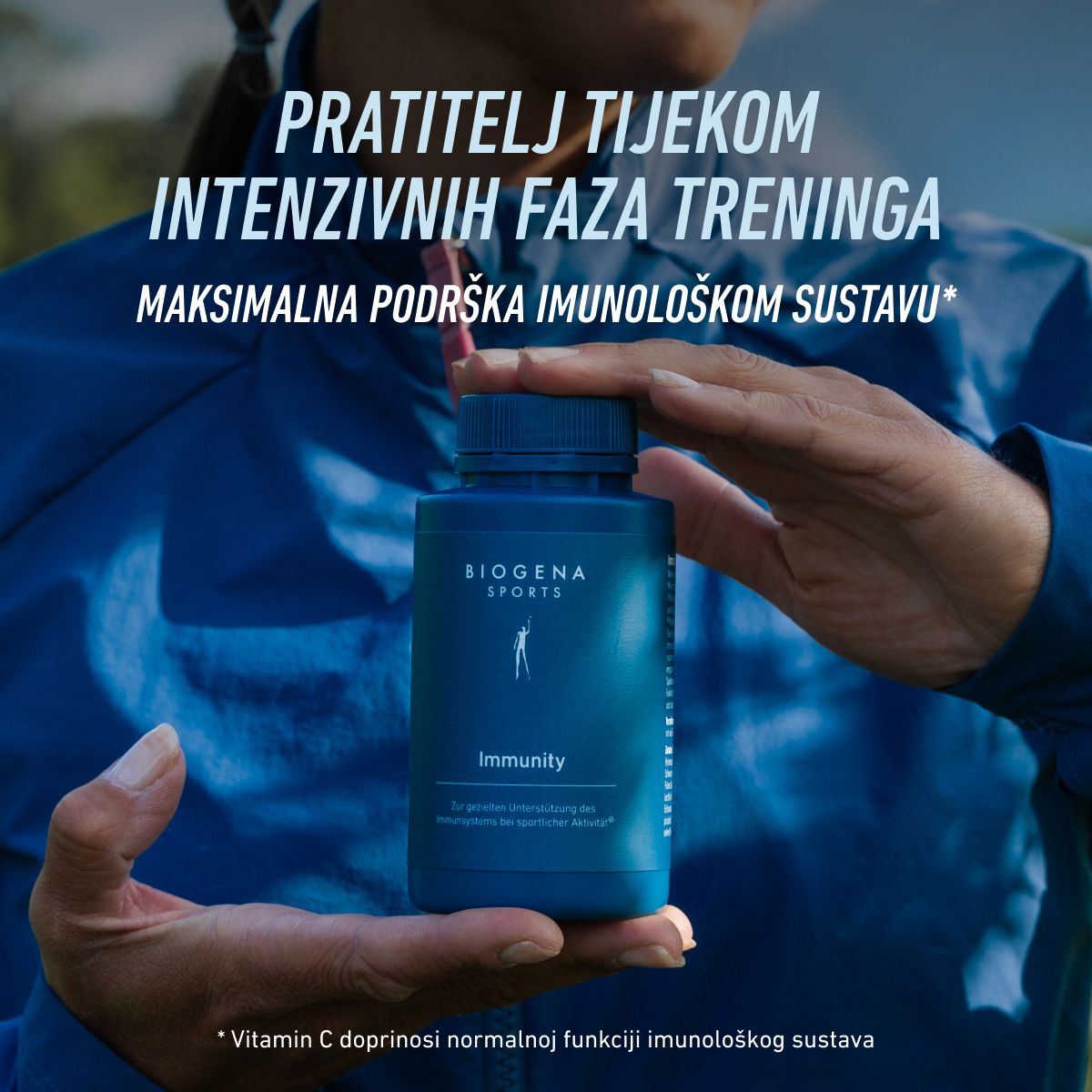 Biogena Sports, Immunity, Boca, petrol, Za ciljanu podršku imunološkog sustava pri sportskoj aktivnosti®