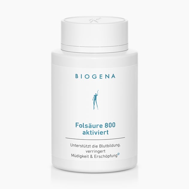 Folsäure 800 µg | Kapseln mit aktivem Folat (Quatrefolic®)