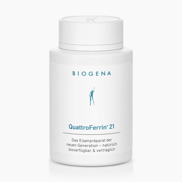 Eisen Komplex mit Eisenbisglycinat ► QuattroFerrin® 21