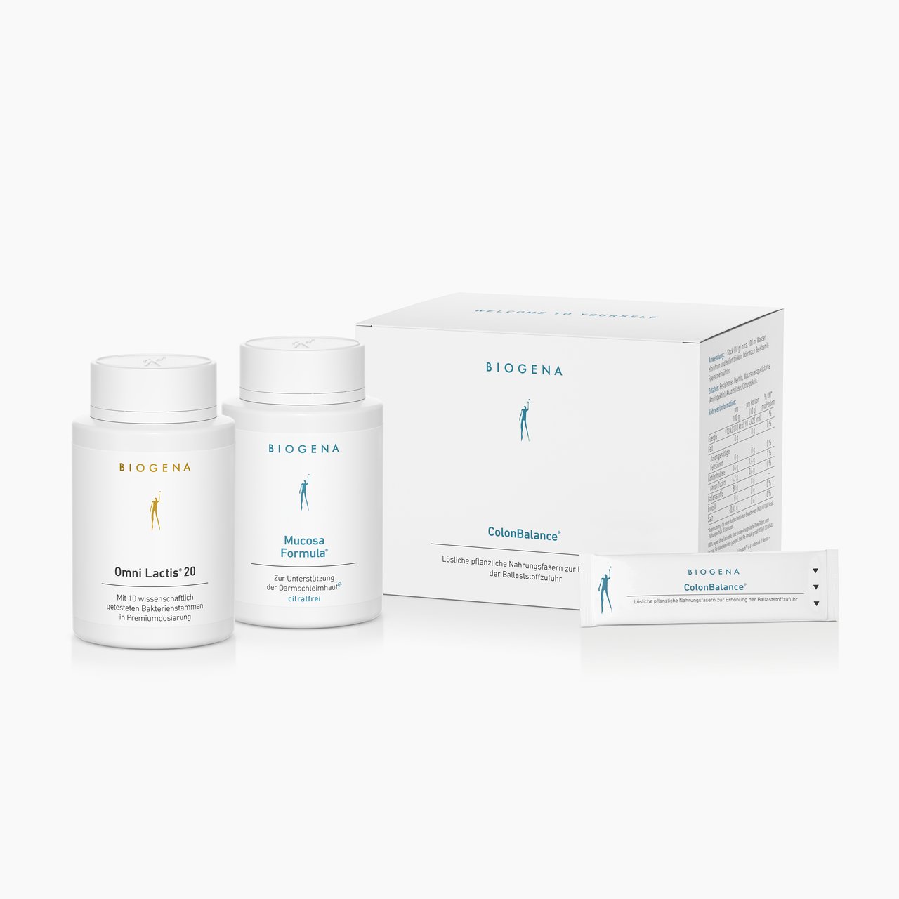 Biogena, ColonBalance®, Karton, weiß, Lösliche pflanzliche Nahrungsfasern zur Erhöhung der Ballaststoffzufuhr