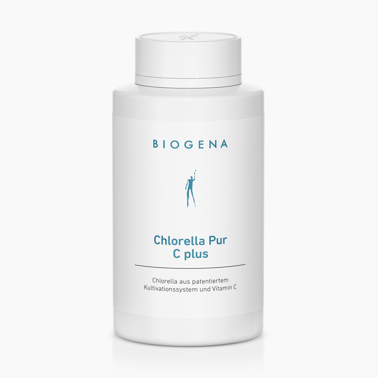 Biogena, Chlorella Pur C plus, Bottiglia, bianco, Chlorella da sistema di coltivazione brevettato e vitamina C