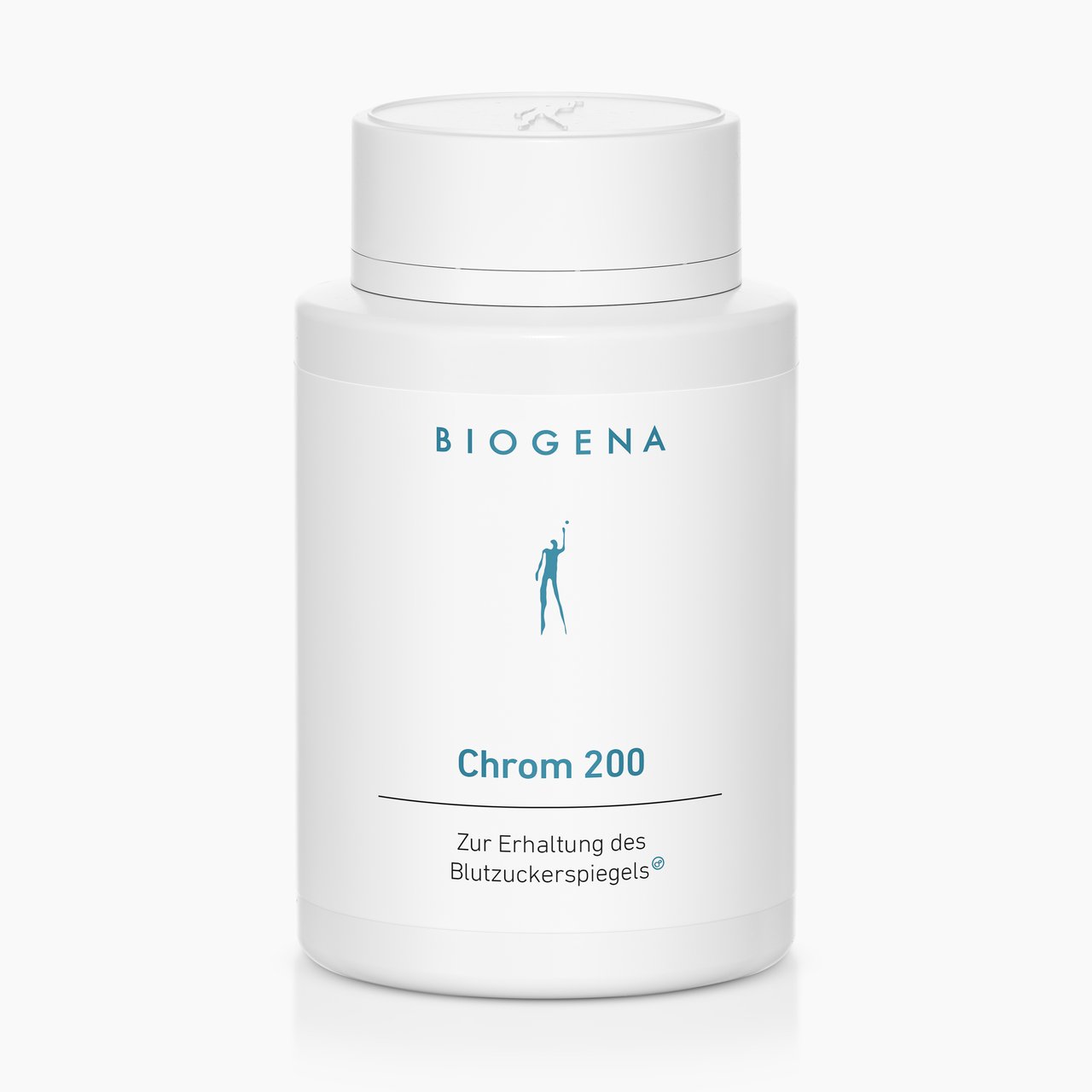 Biogena, Chrom 200, Flasche, weiß, Zur Erhaltung des Blutzuckerspiegels®