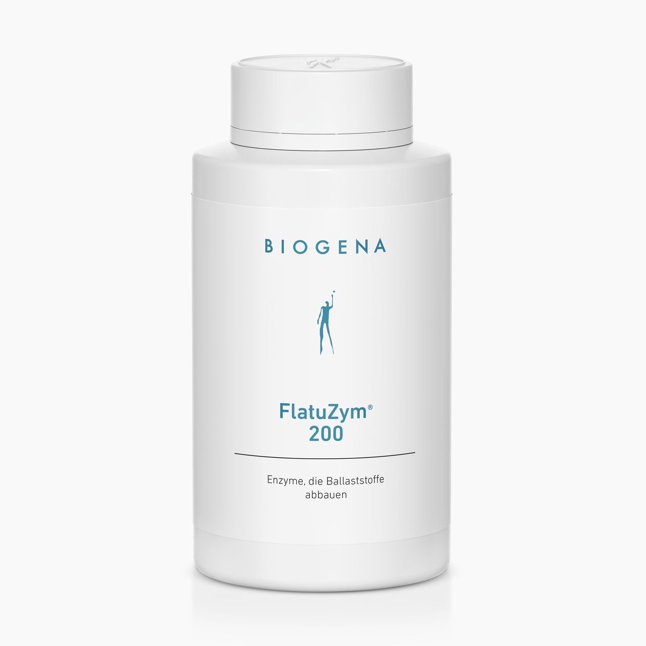 Biogena, FlatuZym® 200, Bottle, white, Enzymes that break down dietary fibre