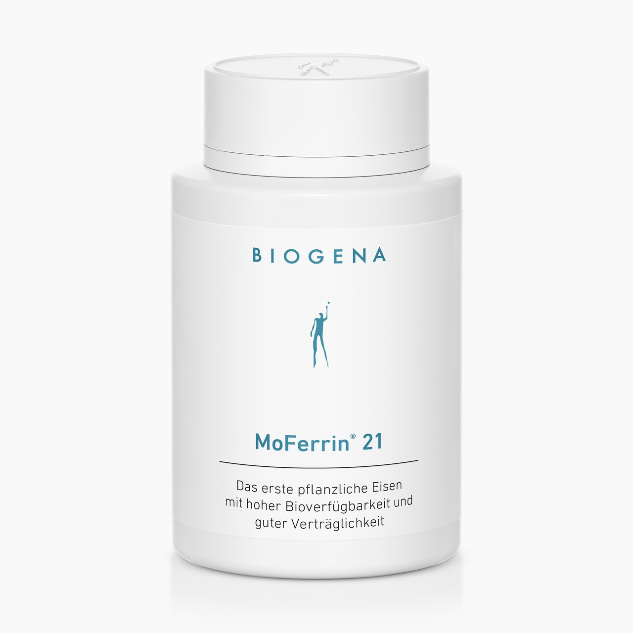 Biogena, MoFerrin® 21, Flasche, weiß, Das erste pflanzliche Eisen mit hoher Bioverfügbarkeit und guter Verträglichkeit