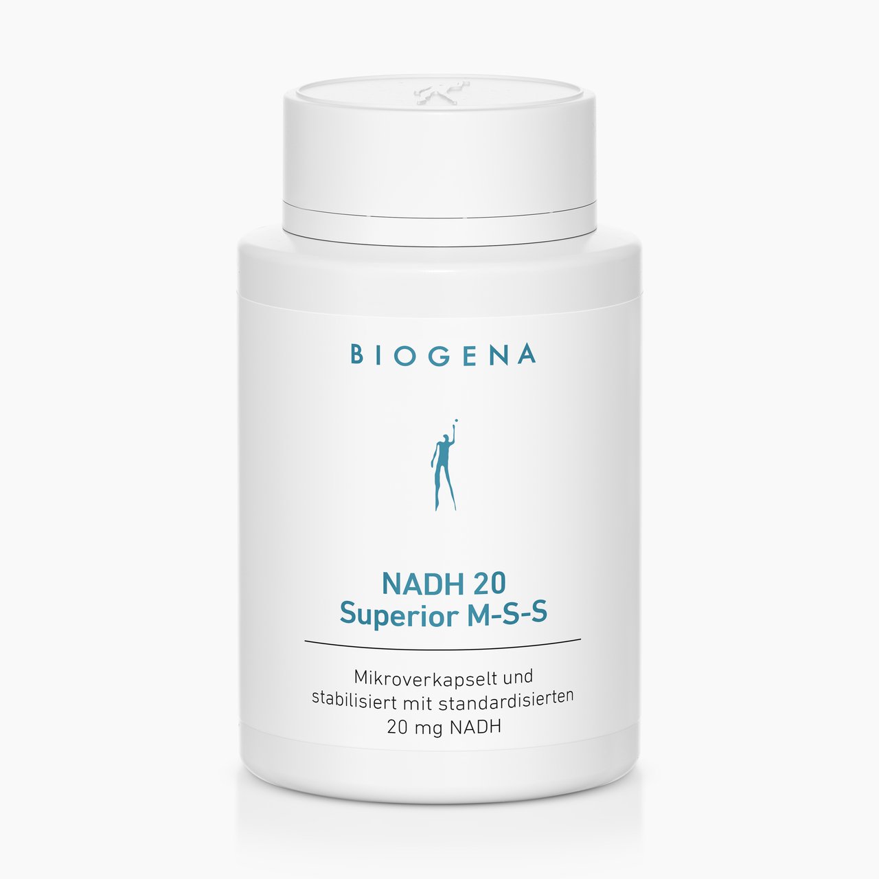 Biogena, NADH 20 Superior M-S-S, Flasche, weiß, Mikroverkapselt und stabilisiert mit standardisierten 20 mg NADH
