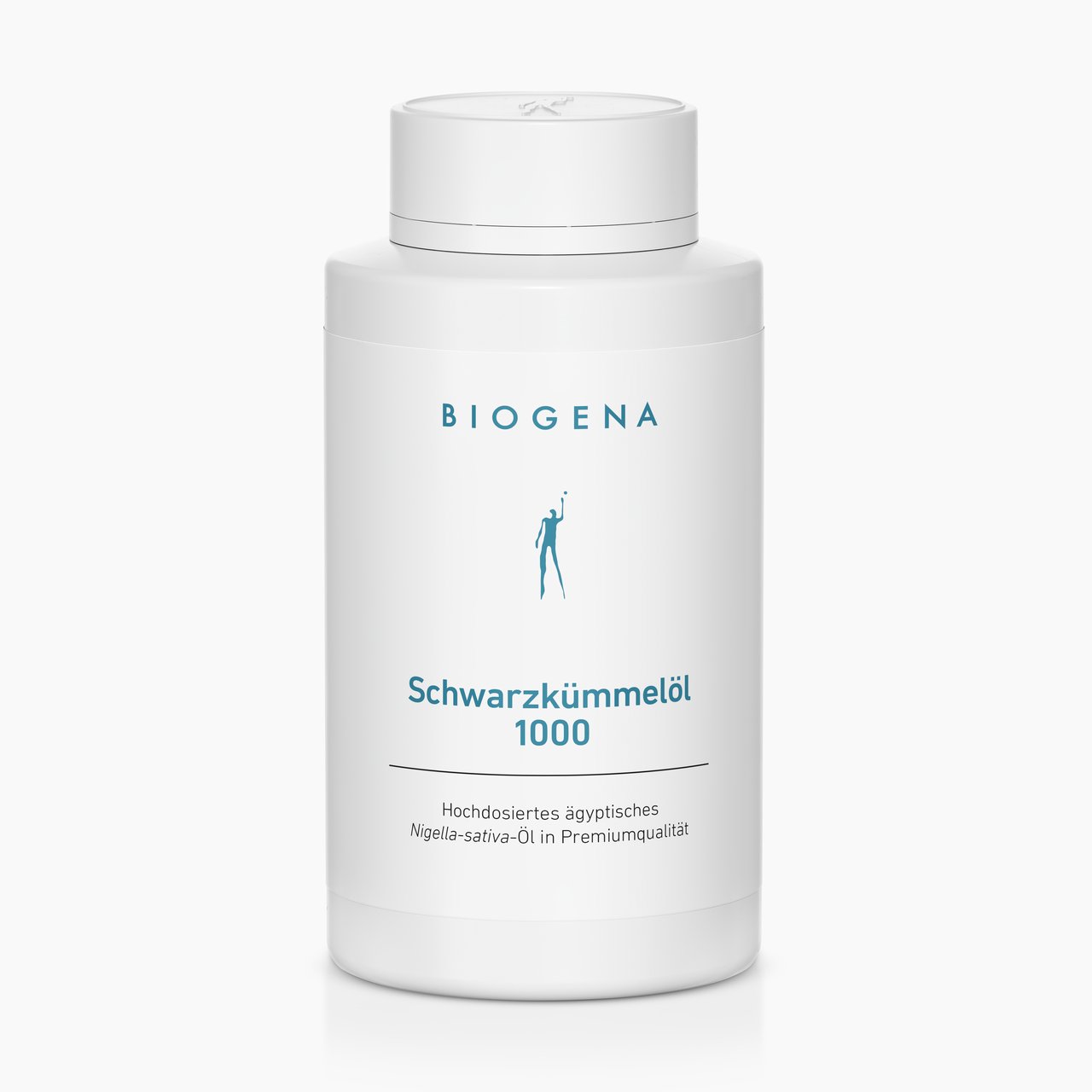 Biogena, Schwarzkümmelöl 1000, Flasche, weiß, Hochdosiertes ägyptisches Nigella-sativa-Öl in Premiumqualität