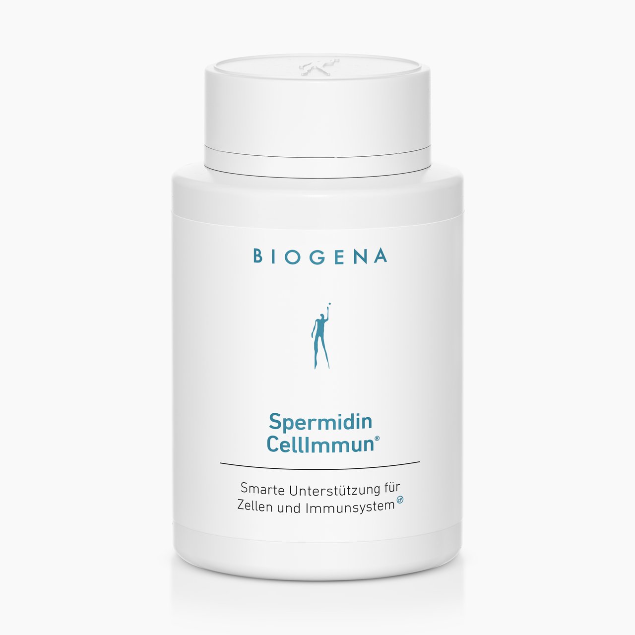 Biogena, Spermidin CellImmun®, Botella, blanco, Apoyo inteligente para las células y el sistema inmunitario®