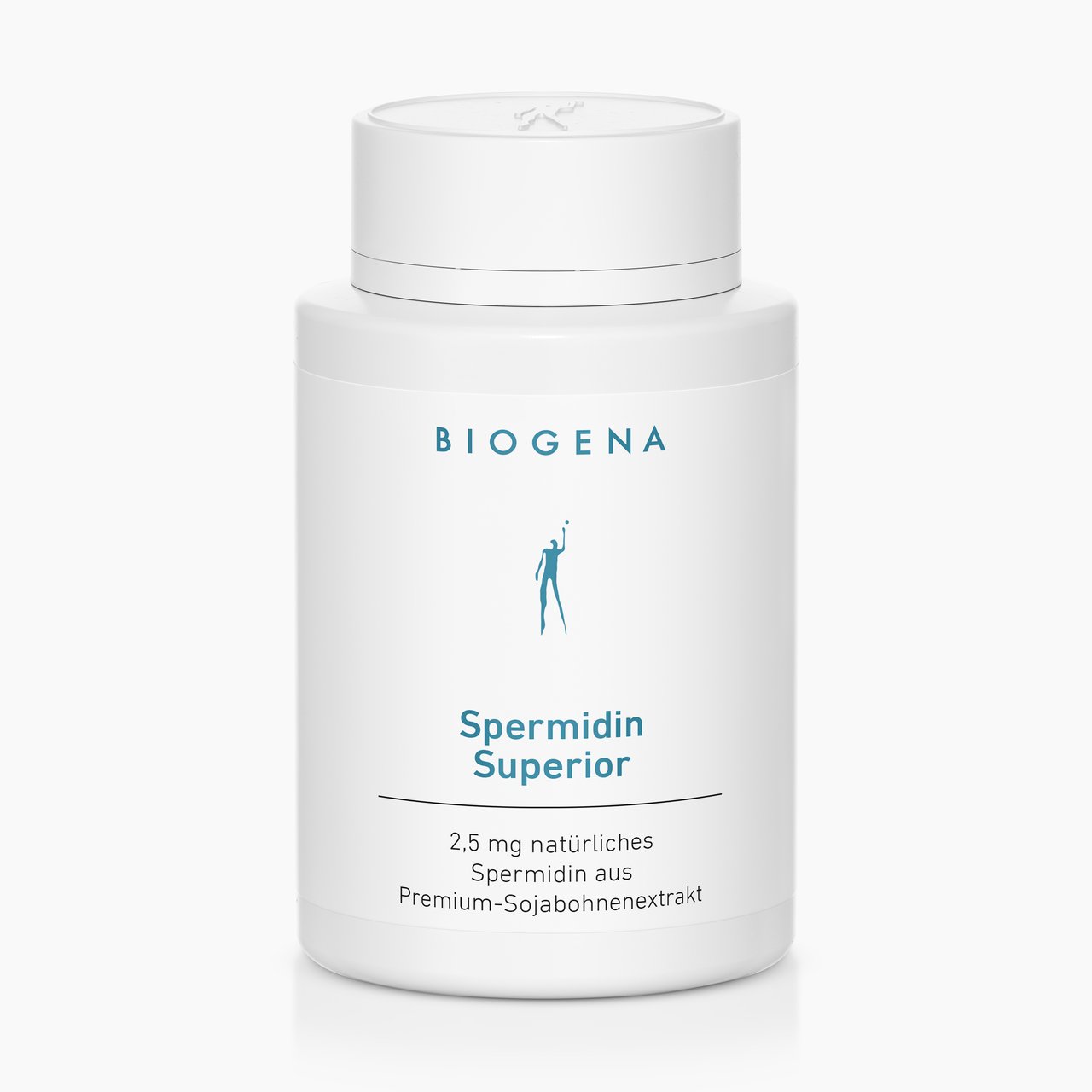 Biogena, Spermidin Superior, Botella, blanco, 2,5 mg de espermidina natural de extracto de soja premium