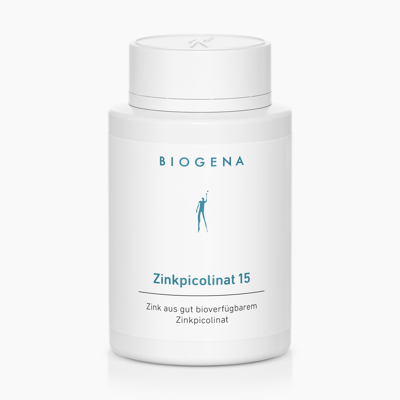 Biogena, Zinkpicolinat 15, Bottle, white, Zinc from well bioavailable zinc picolinate