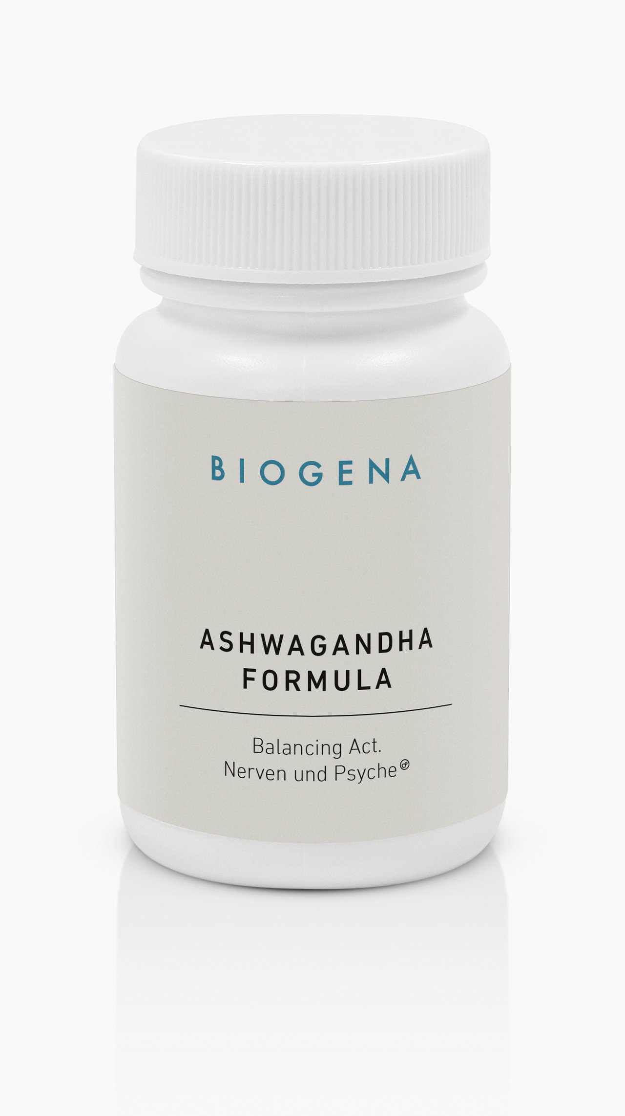 Biogena, ASHWAGANDHA FORMULA, Flasche, weiss, Ausgleichend Aktiv. Nerven und Psyche®