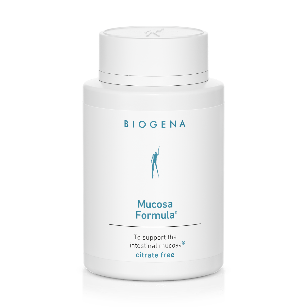 Biogena, Mucosa Formula®, Bottle, white, To support the intestinal mucosa® citrate free
