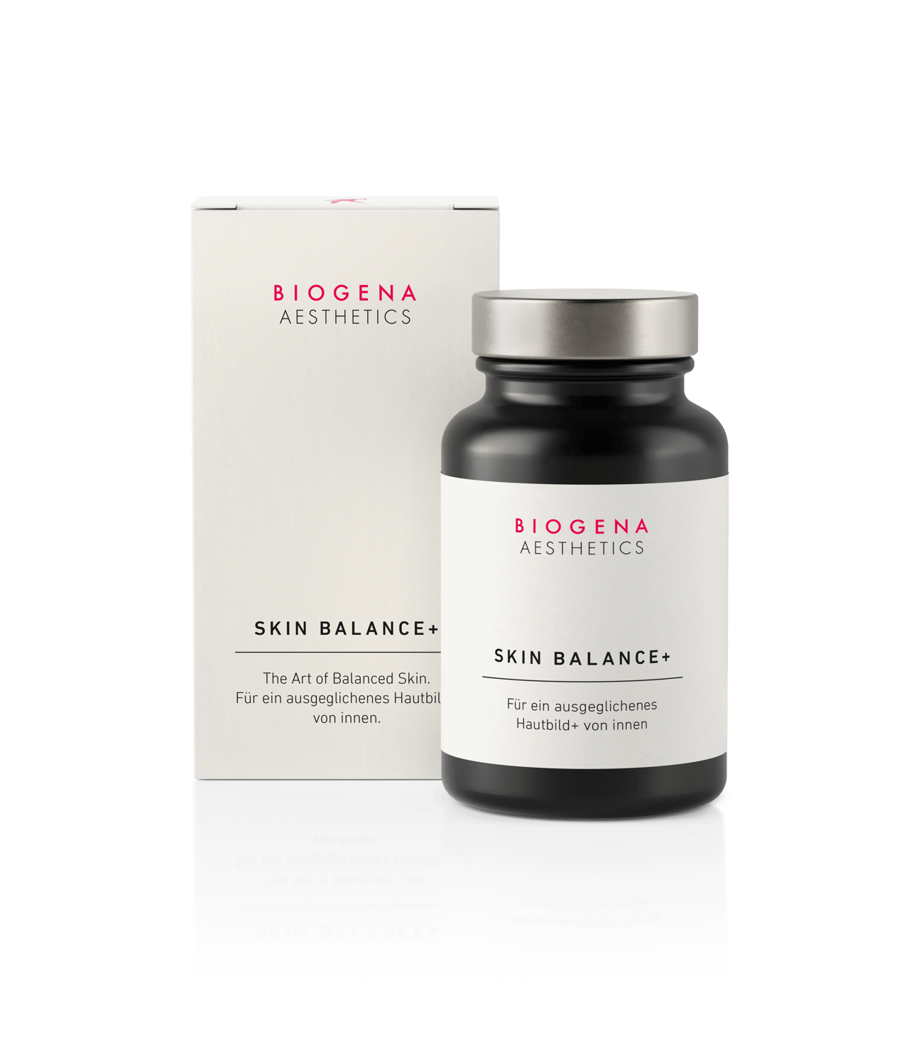 Biogena Aesthetics, SKIN BALANCE+, Sticlă, alb, Pentru un aspect echilibrat al pielii+ din interior