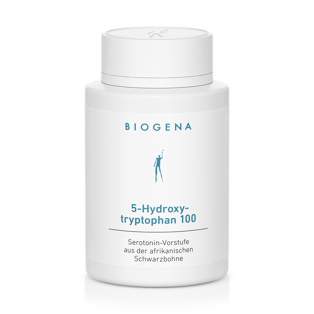 Biogena, 5-Hydroxy-tryptophan 100, Sticlă, alb, Precursor al serotoninei din fasolea neagră africană