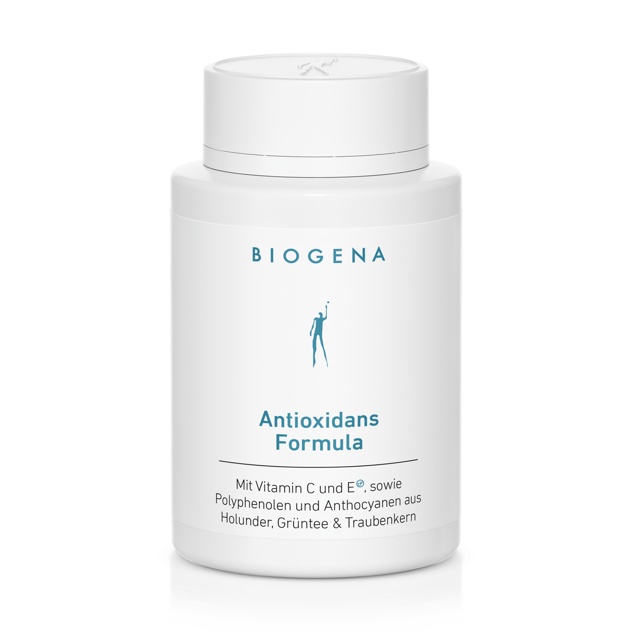 Biogena, Antioxidans Formula, Sticlă, alb, Cu vitamina C și E®, precum și polifenoli și antociani din soc, ceai verde & sâmburi de struguri