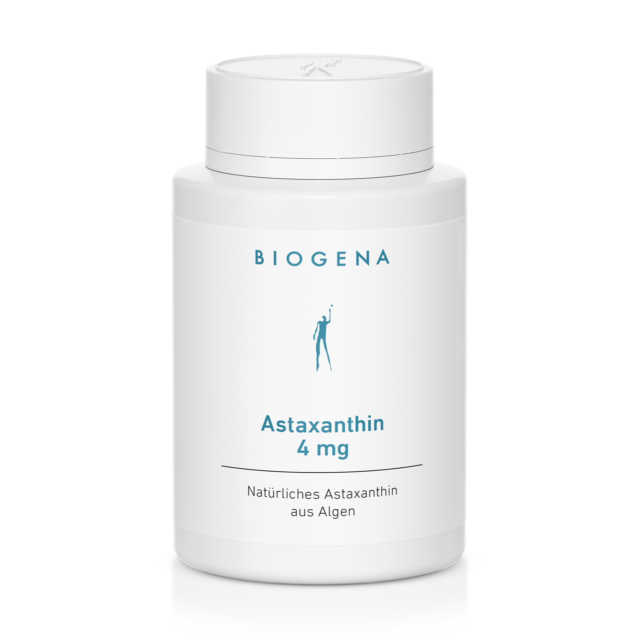 Biogena, Astaxanthin 4 mg, Sticlă, alb, Astaxantină naturală din alge