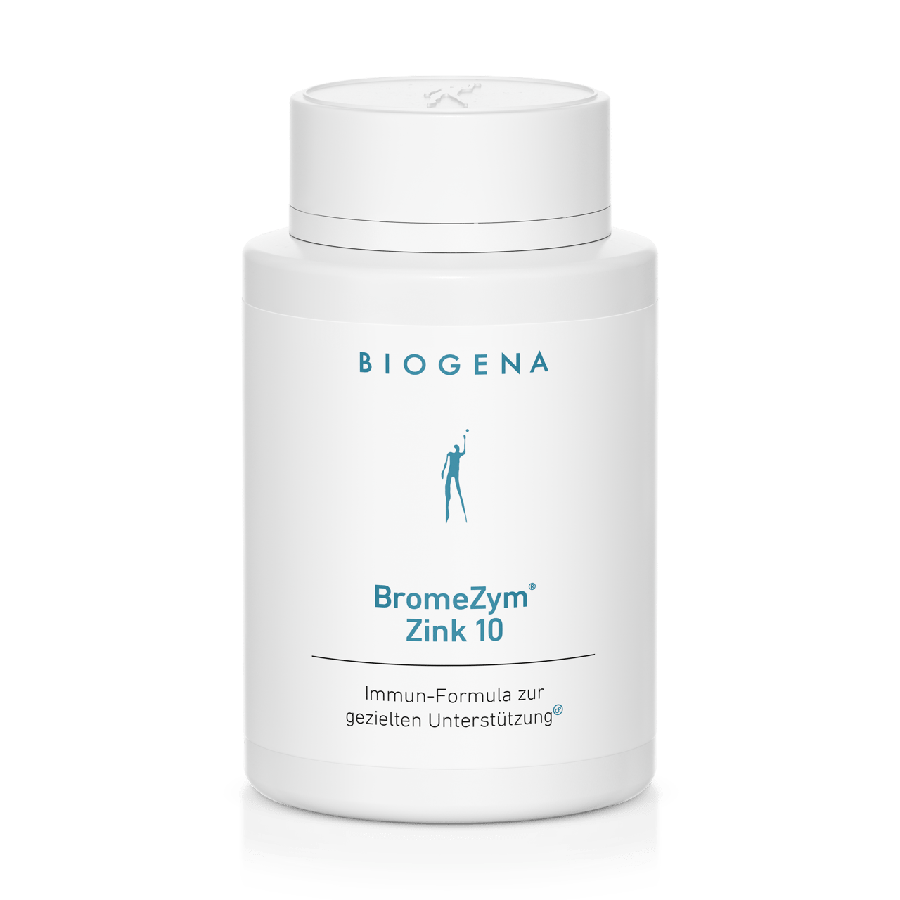 Biogena, BromeZym® Zink 10, Sticlă, alb, Formulă imunitară pentru susținere țintită®