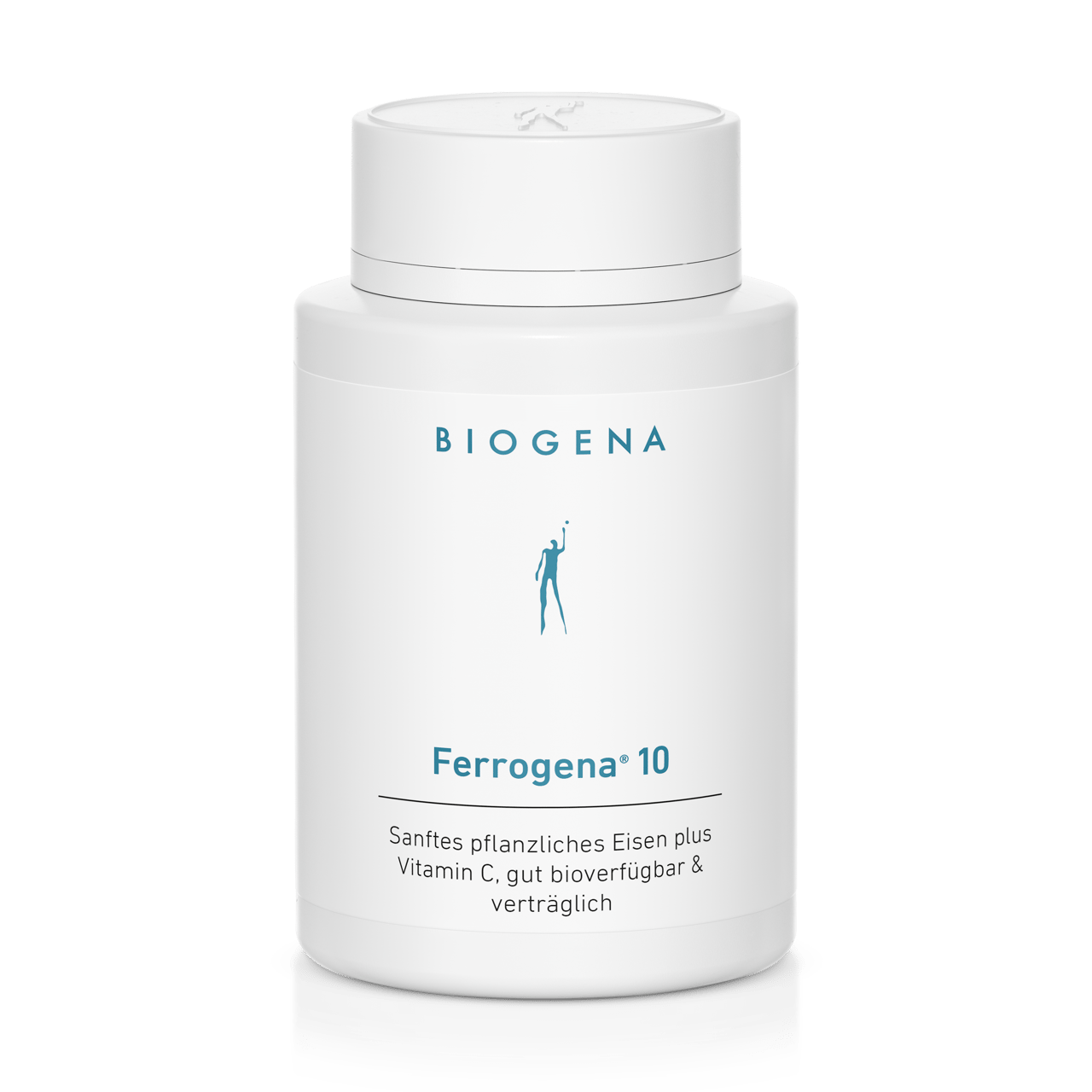 Biogena, Ferrogena® 10, Sticlă, alb, Fier vegetal blând plus vitamina C, bine biodisponibil & tolerabil
