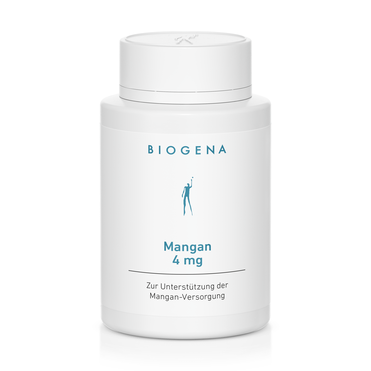 Biogena, Mangan 4 mg, Sticlă, alb, Pentru susținerea aportului de mangan