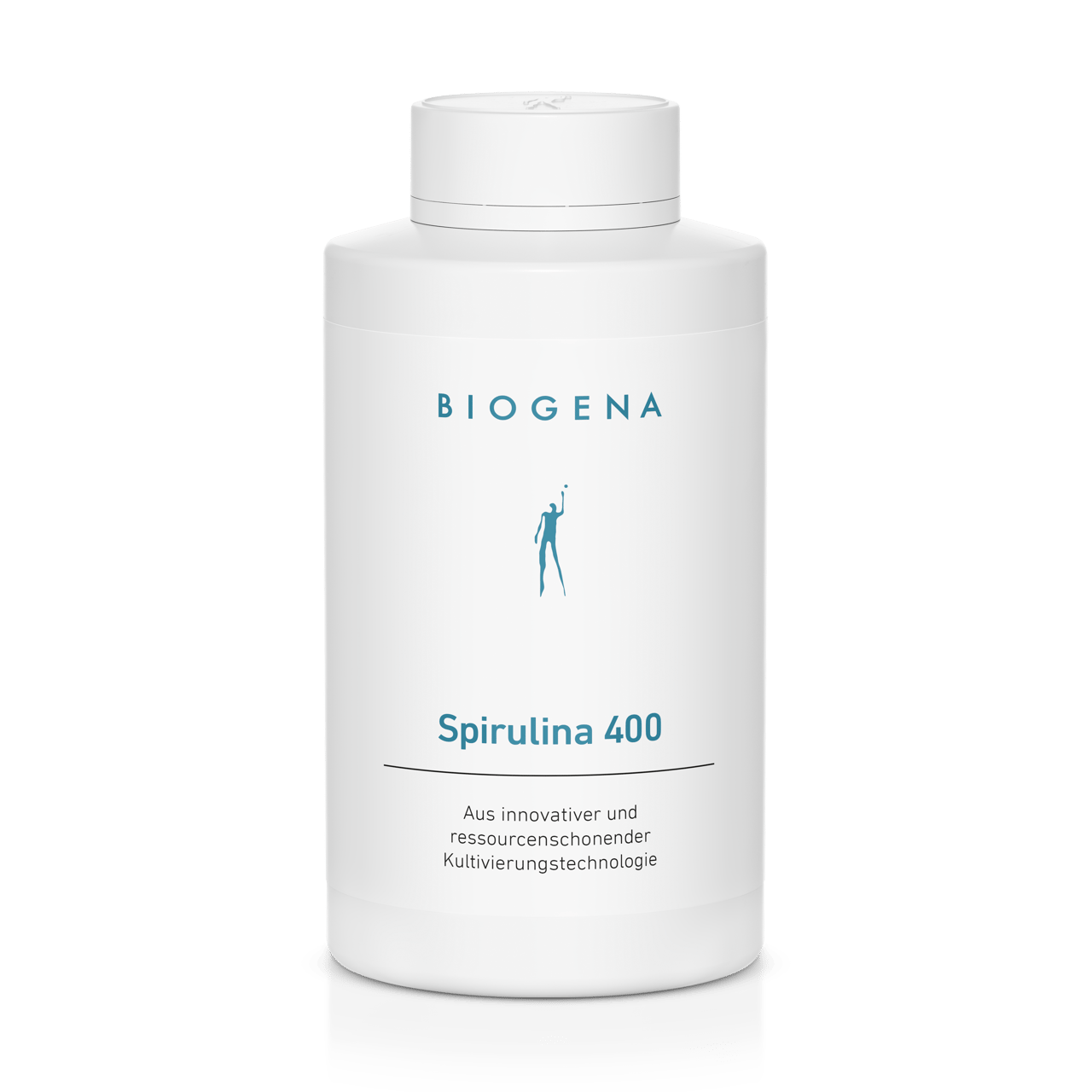 Biogena, Spirulina 400, Sticlă, alb, Dintr-o tehnologie de cultivare inovatoare și economisitoare de resurse