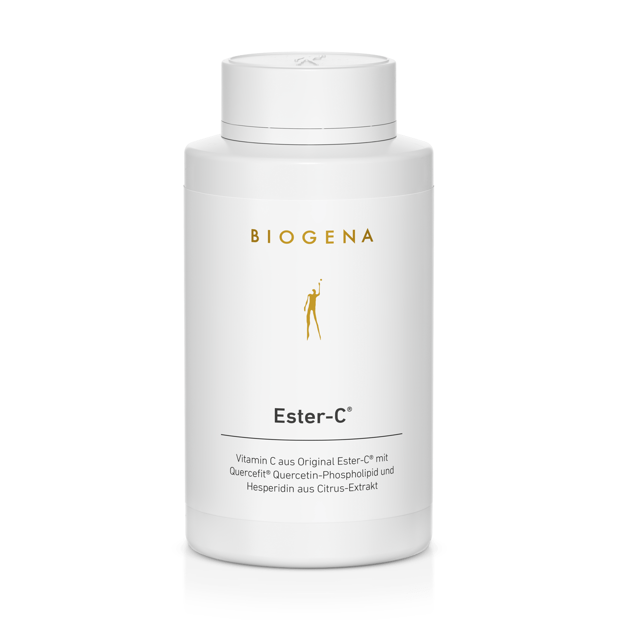 Biogena, Ester-C®, Sticlă, alb, Vitamina C din Ester-C® original cu Quercefit® fosfolipid de quercetină și hesperidină din extract de citrice