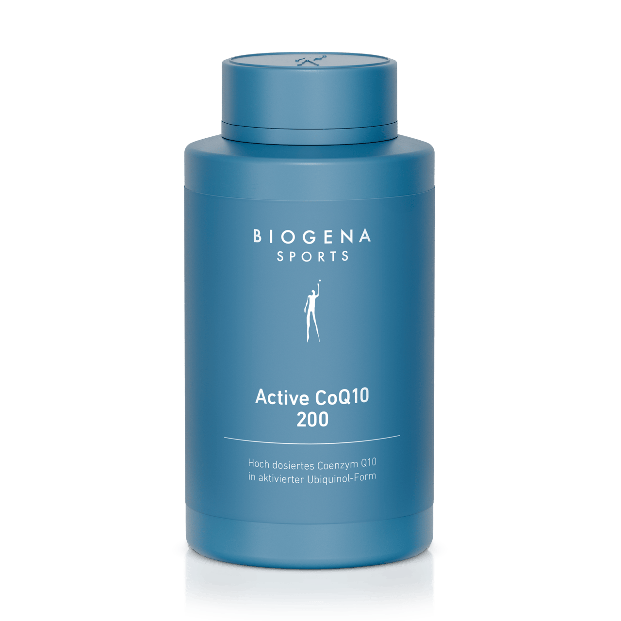 Biogena Sports, Active CoQ10 200, Sticlă, petrol, Coenzima Q10 cu doză mare în formă de ubichinol activată