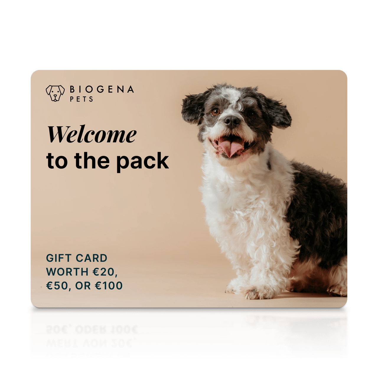 Gift card "Welcome to the pack"