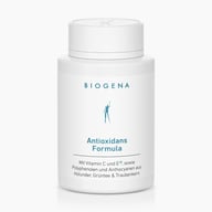 Biogena, Antioxidans Formula, Bouteille, blanc, Avec vitamine C et E®, ainsi que polyphénols et anthocyanes de sureau, thé vert & pépins de raisin