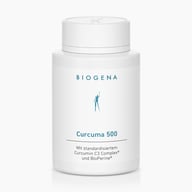 Biogena, Curcuma 500, Flasche, weiß, Mit standardisiertem Curcumin C3 Complex® und BioPerine®